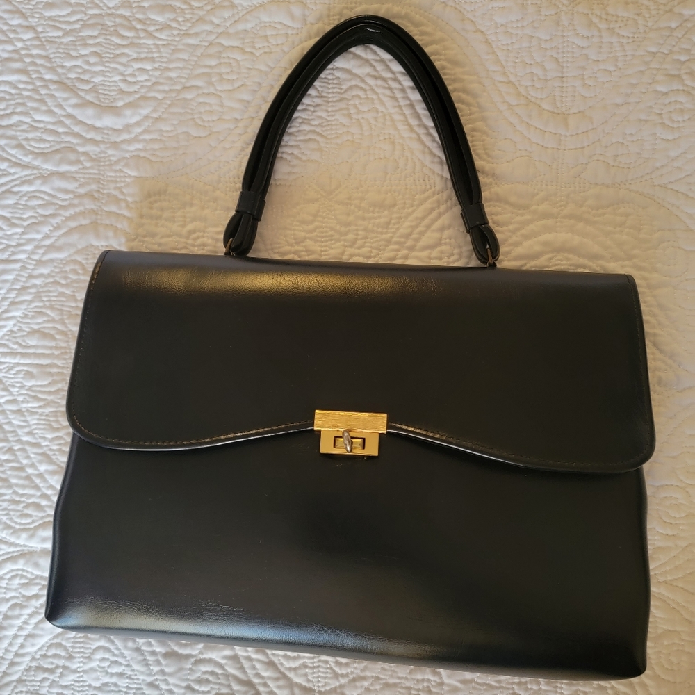 Kismet Creations Navy Blue Vintage Handbag